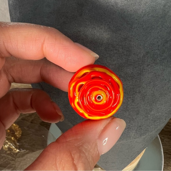 Vintage glass Japanese beads (set of 5) - Picture 3 of 6